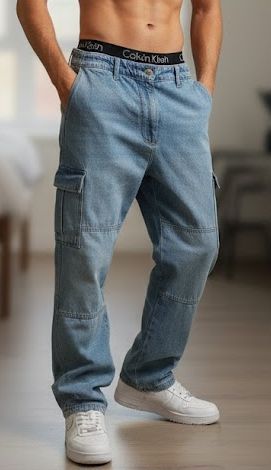 pánské rifle JACK & JONES - BLUE DENIM