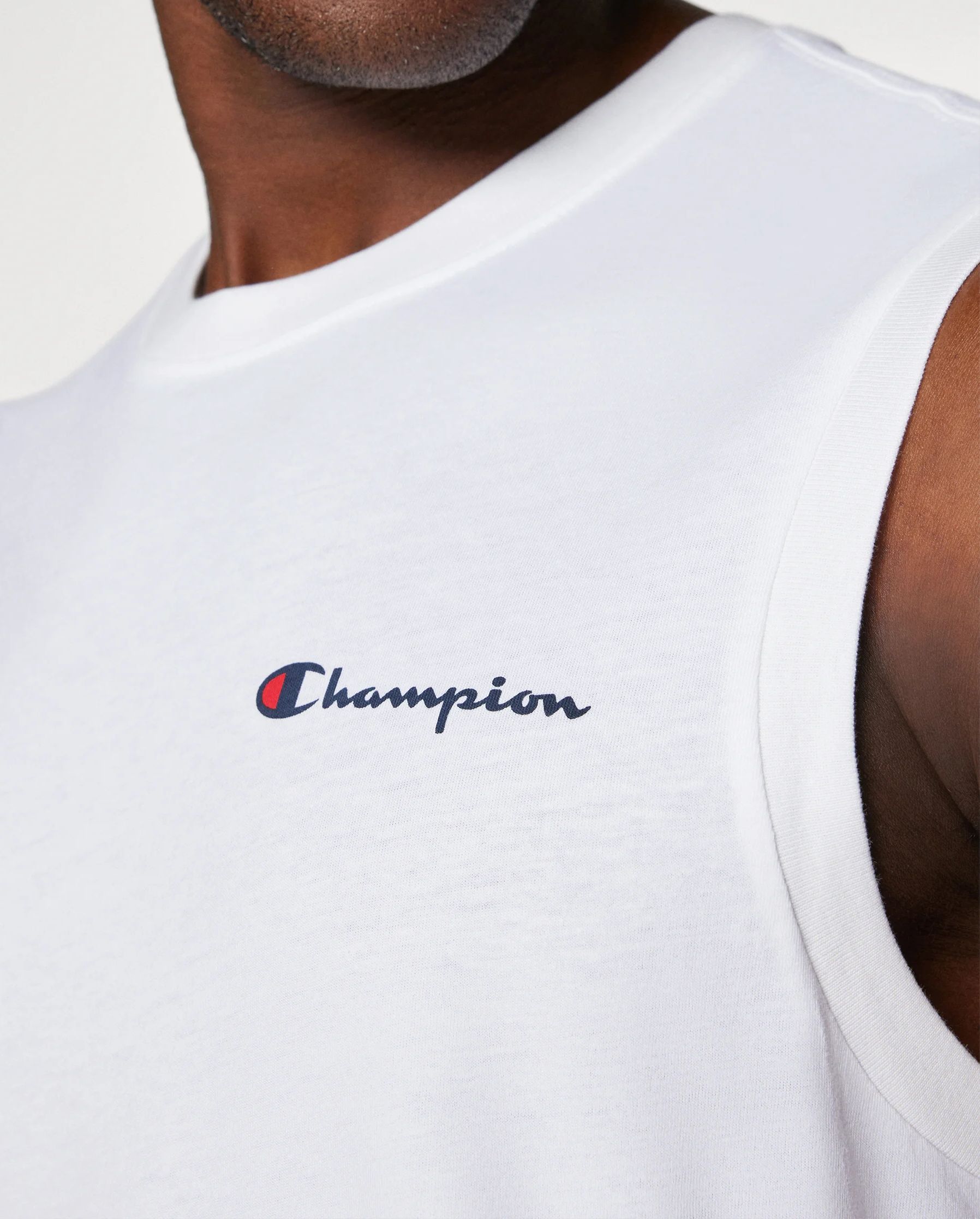 pánské tričko, tílko CHAMPION - WHITE
