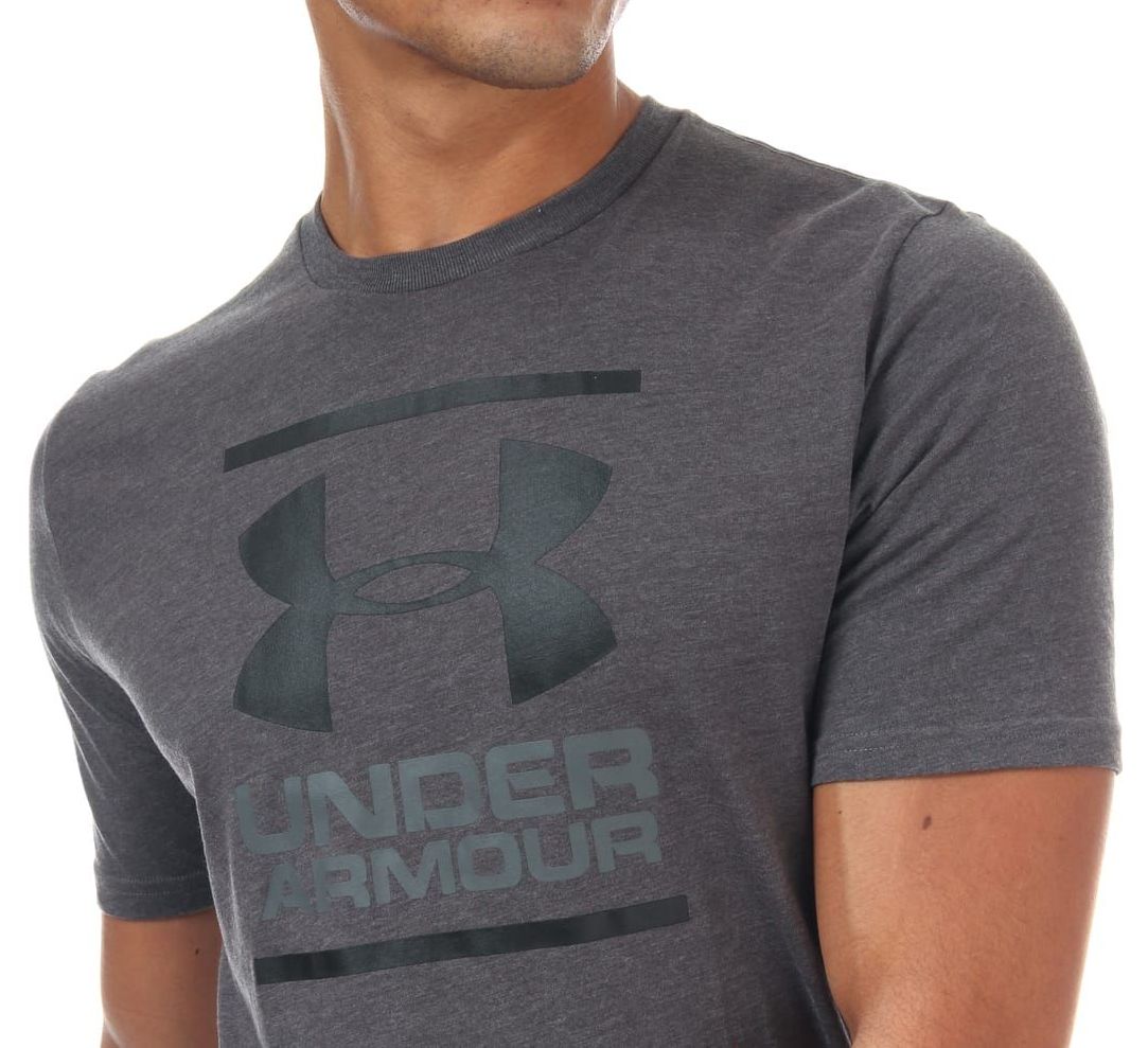 pánské tričko UNDER ARMOUR - GREY/BLACK