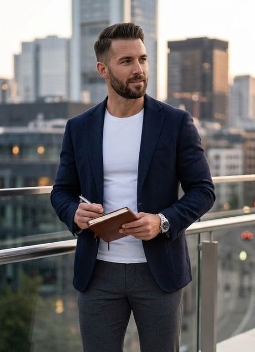 sada (2 ks) pánské tričko BOSS - WHITE