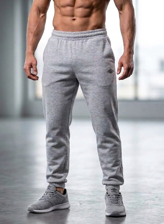 pánské tepláky UMBRO - GREY MARL