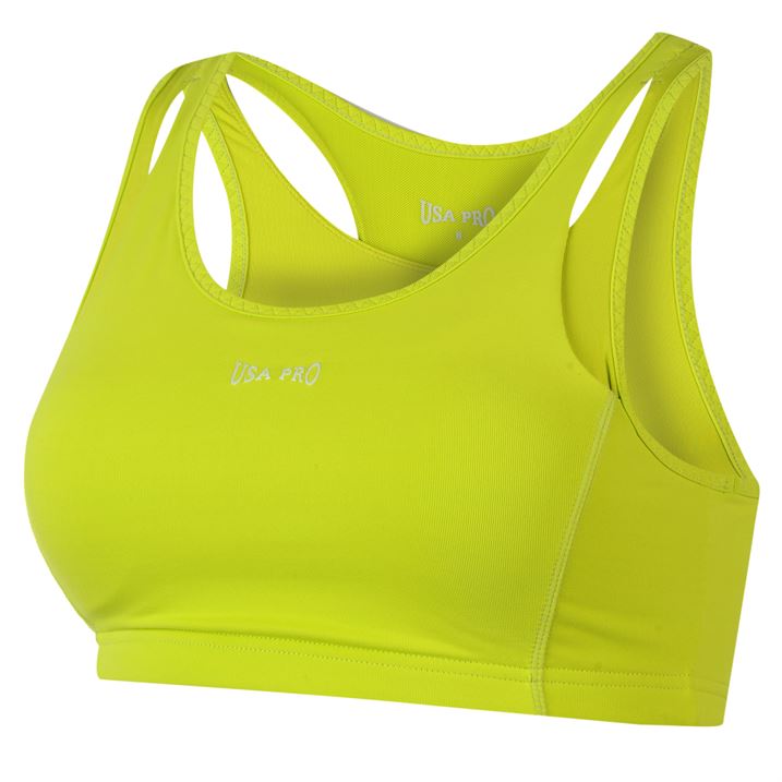 dámská podprsenka USA PRO - LIME - XL