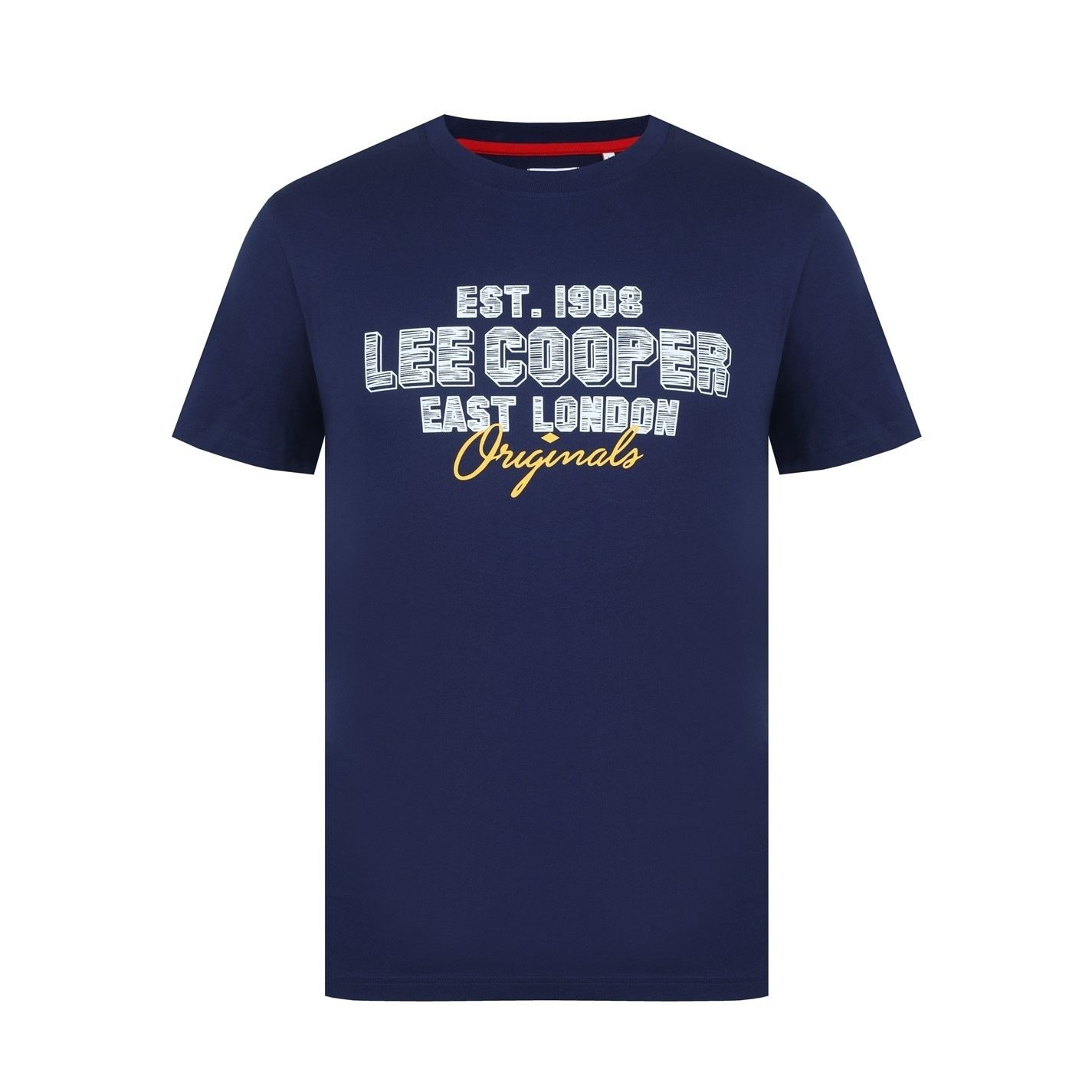 pánské tričko LEE COOPER - 3D NAVY