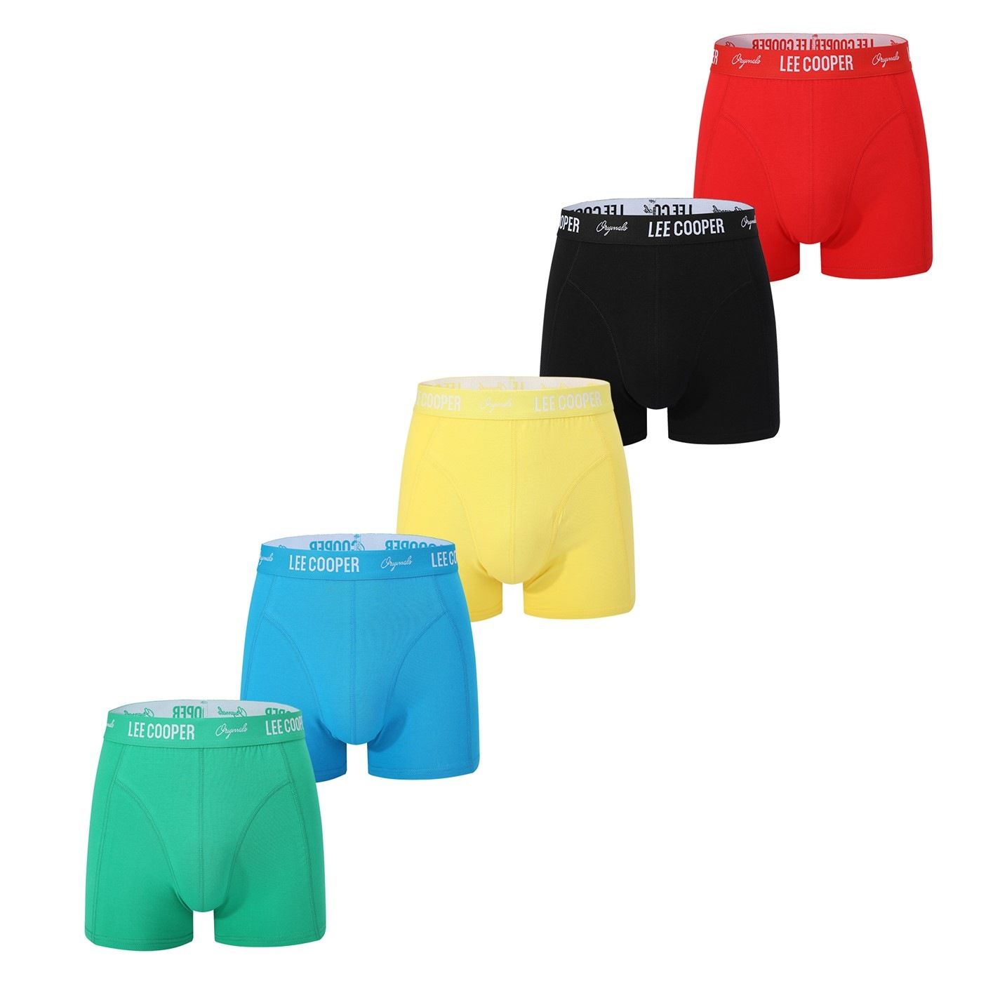 pánské boxerky LEE COOPER Originals - MULTI COLOR - 5 ks