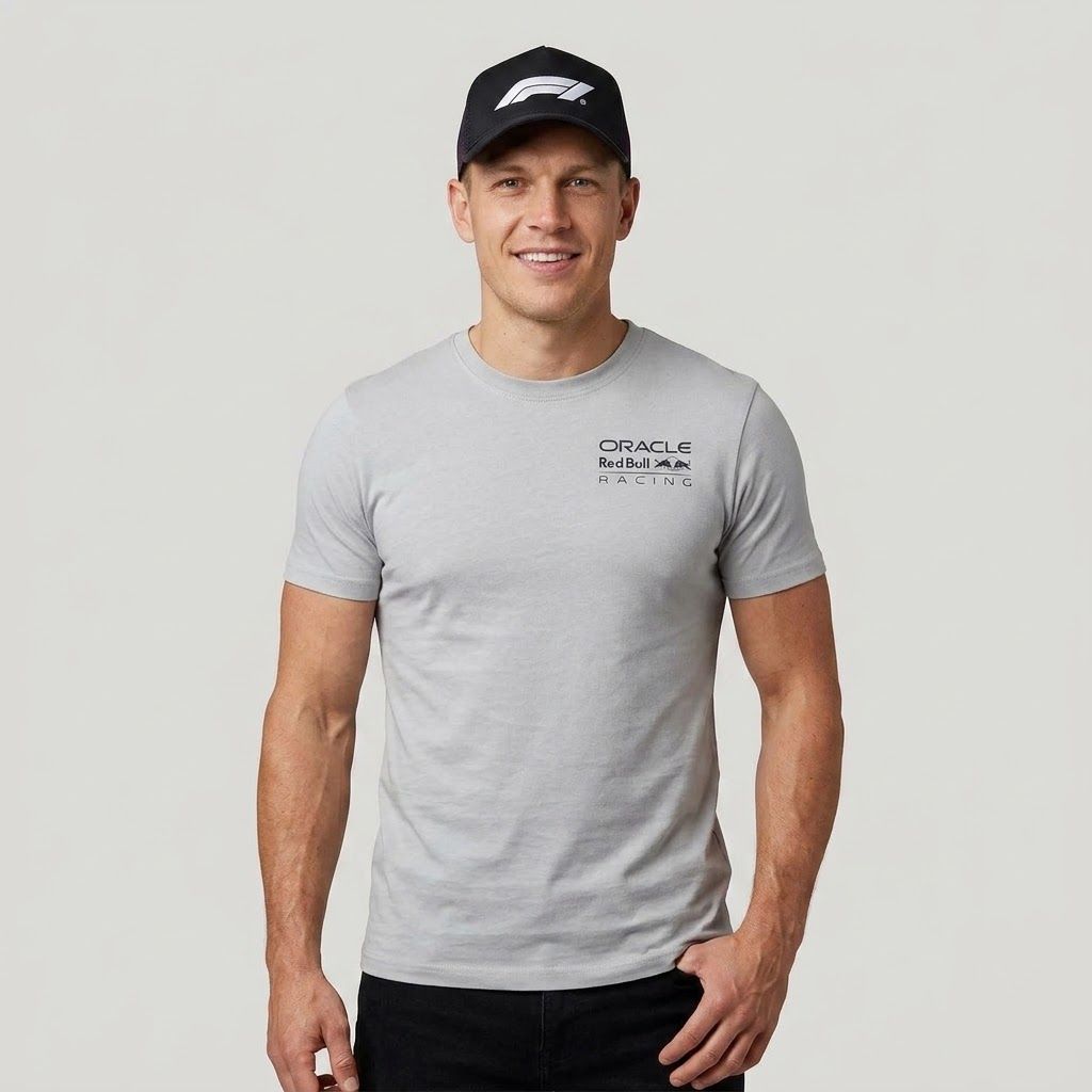 pánské tričko CASTORE ORACLE RED BULL - GREY - XL