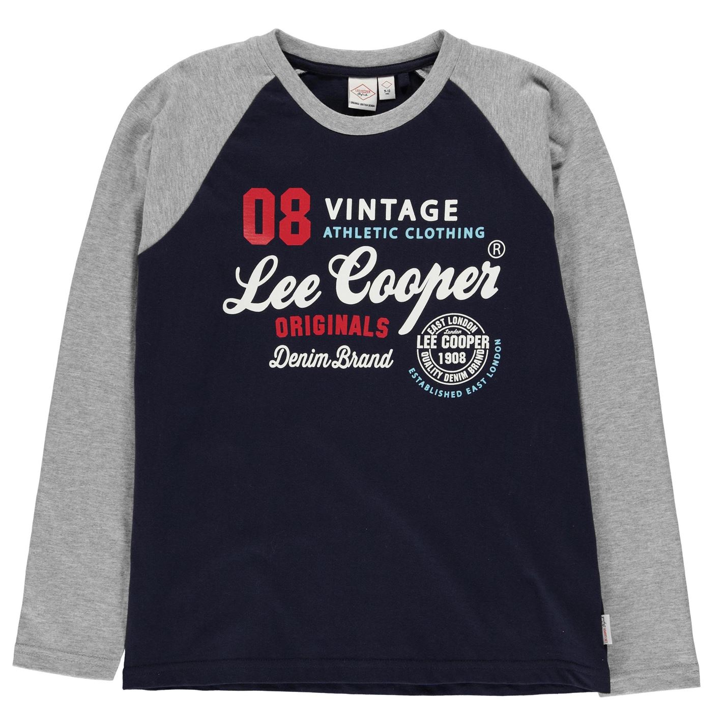 dětské tričko LEE COOPER - NAVY/GREY