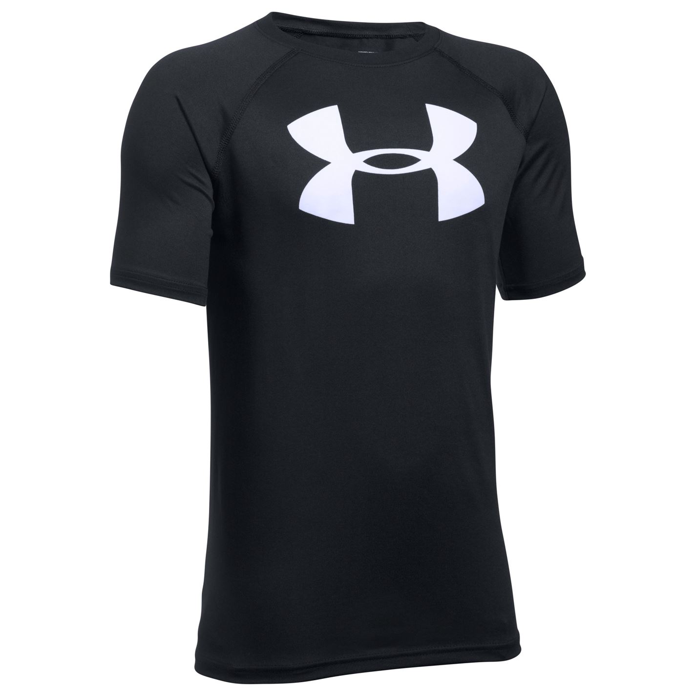 dětské tričko UNDER ARMOUR white logo - BLACK