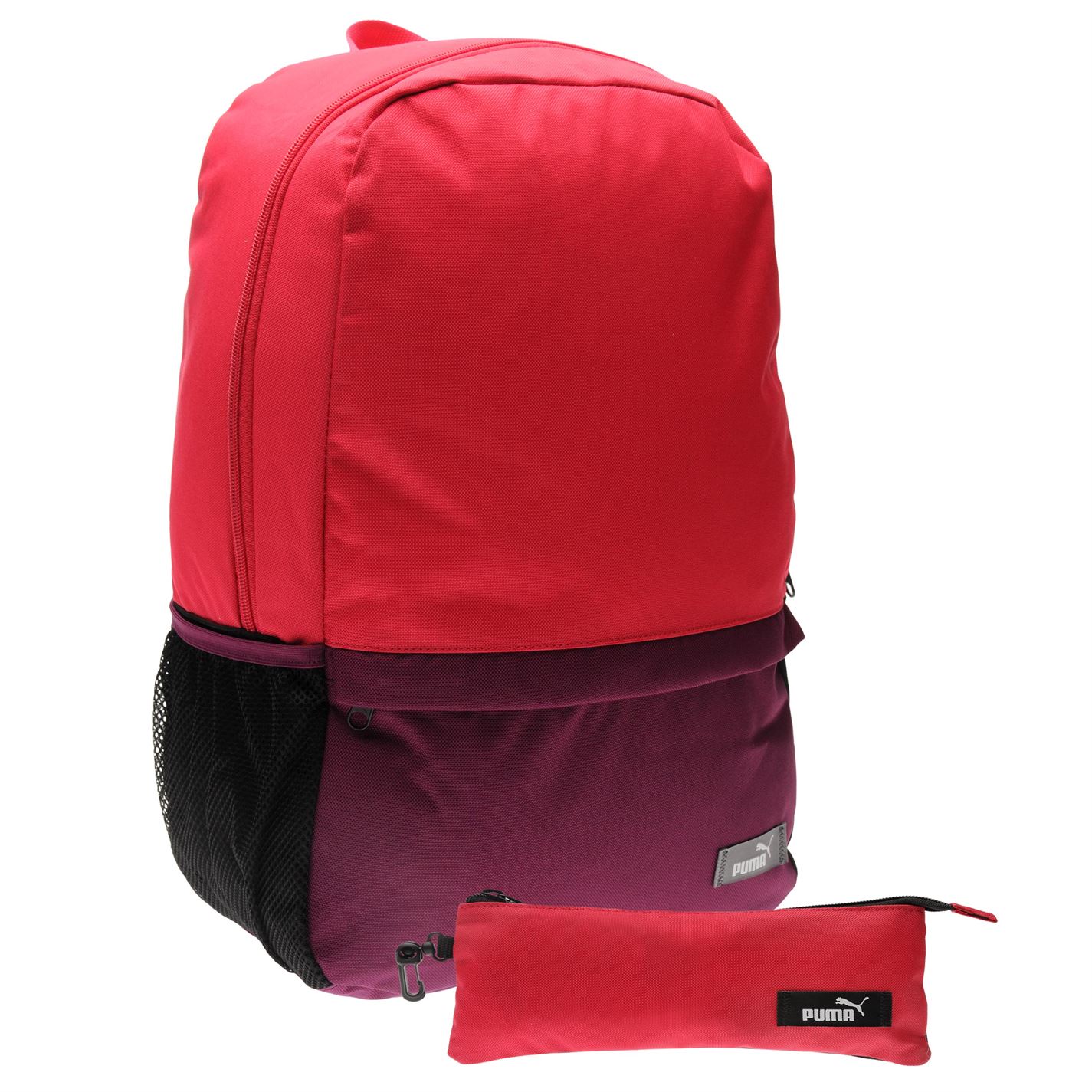 set - batoh 22 l + praktické  pouzdro (peněženka) PUMA - PURPLE
