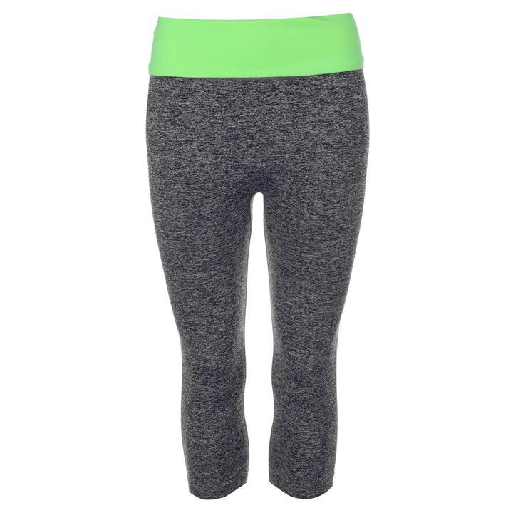 dámské šortky capri 3/4 EVERLAST - CHARCOAL/LIME