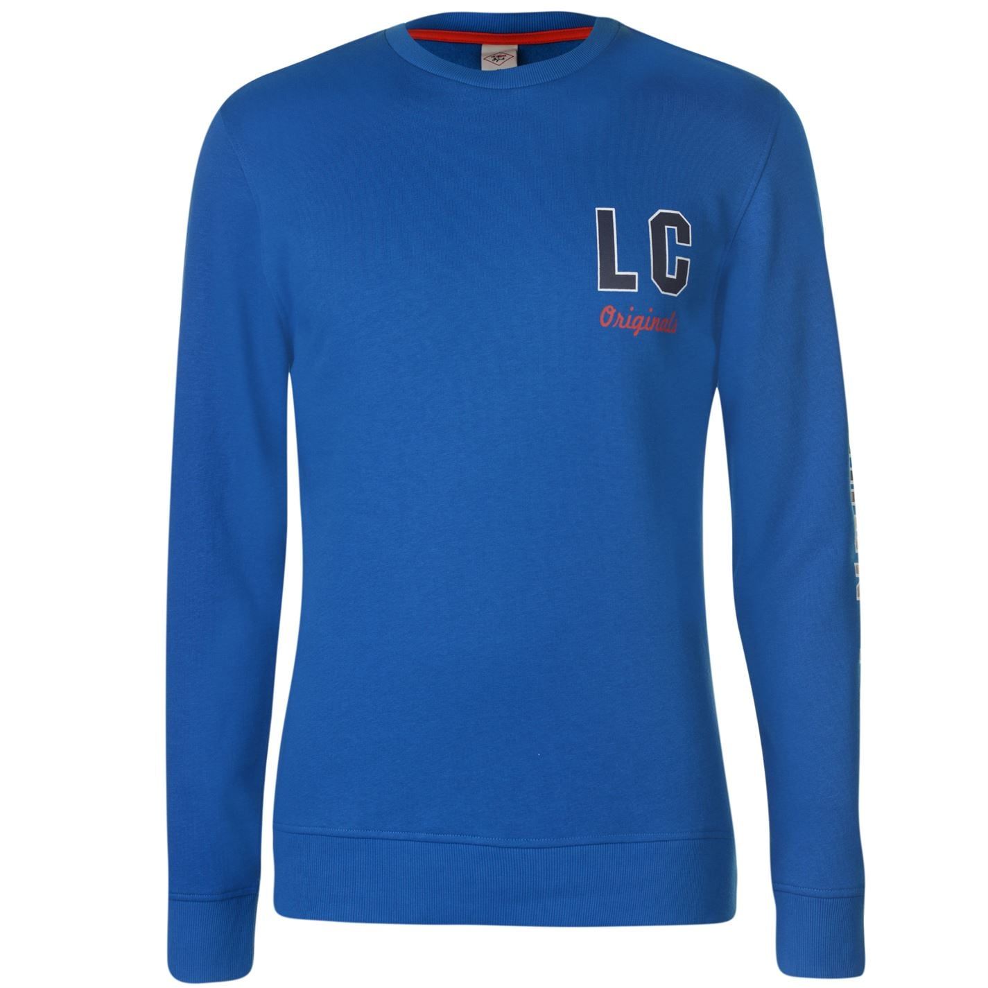 pánský svetr, mikina LEE COOPER - ROYAL BLUE
