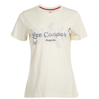 dámské tričko LEE COOPER - CREAM