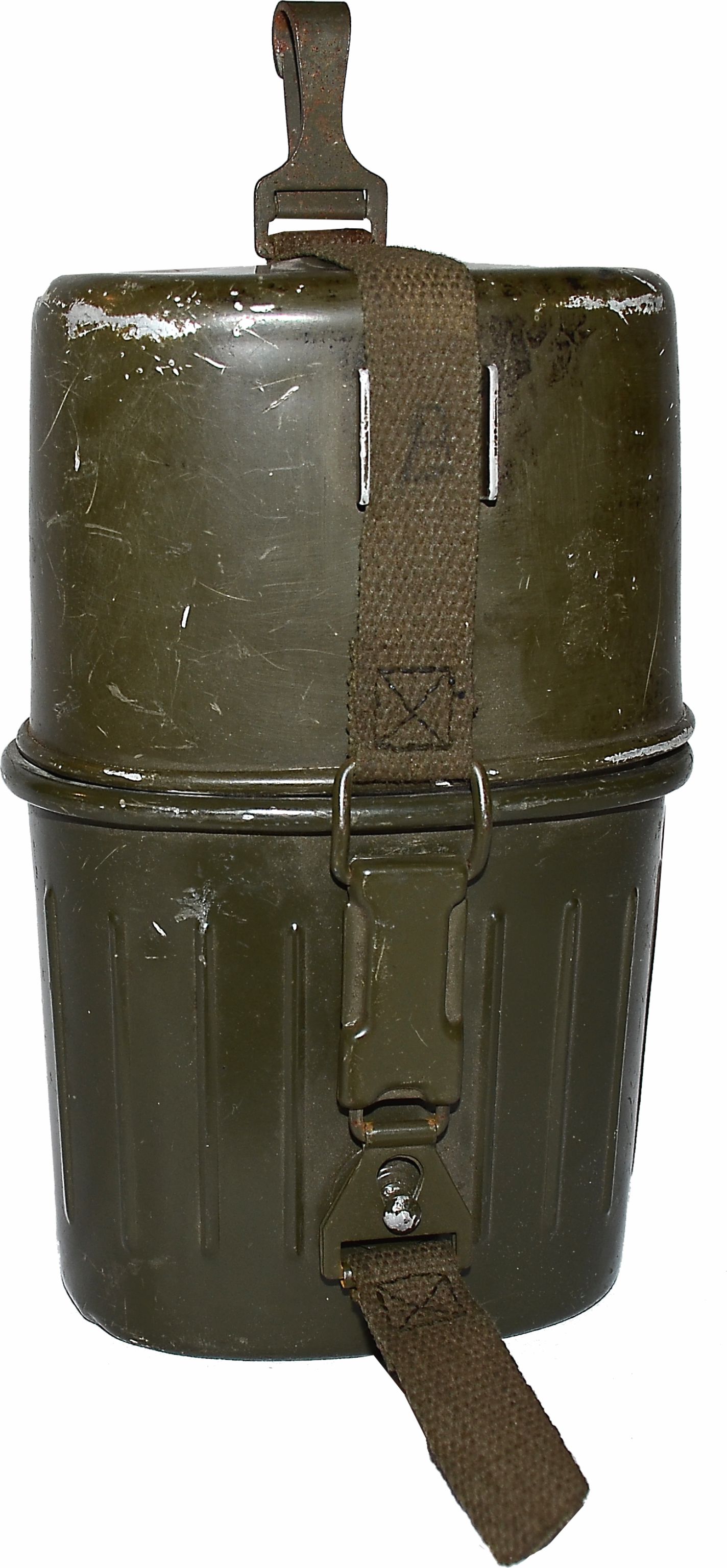 Polní láhev, čutora BW (Bundeswehr) hliníková 3 dílná 