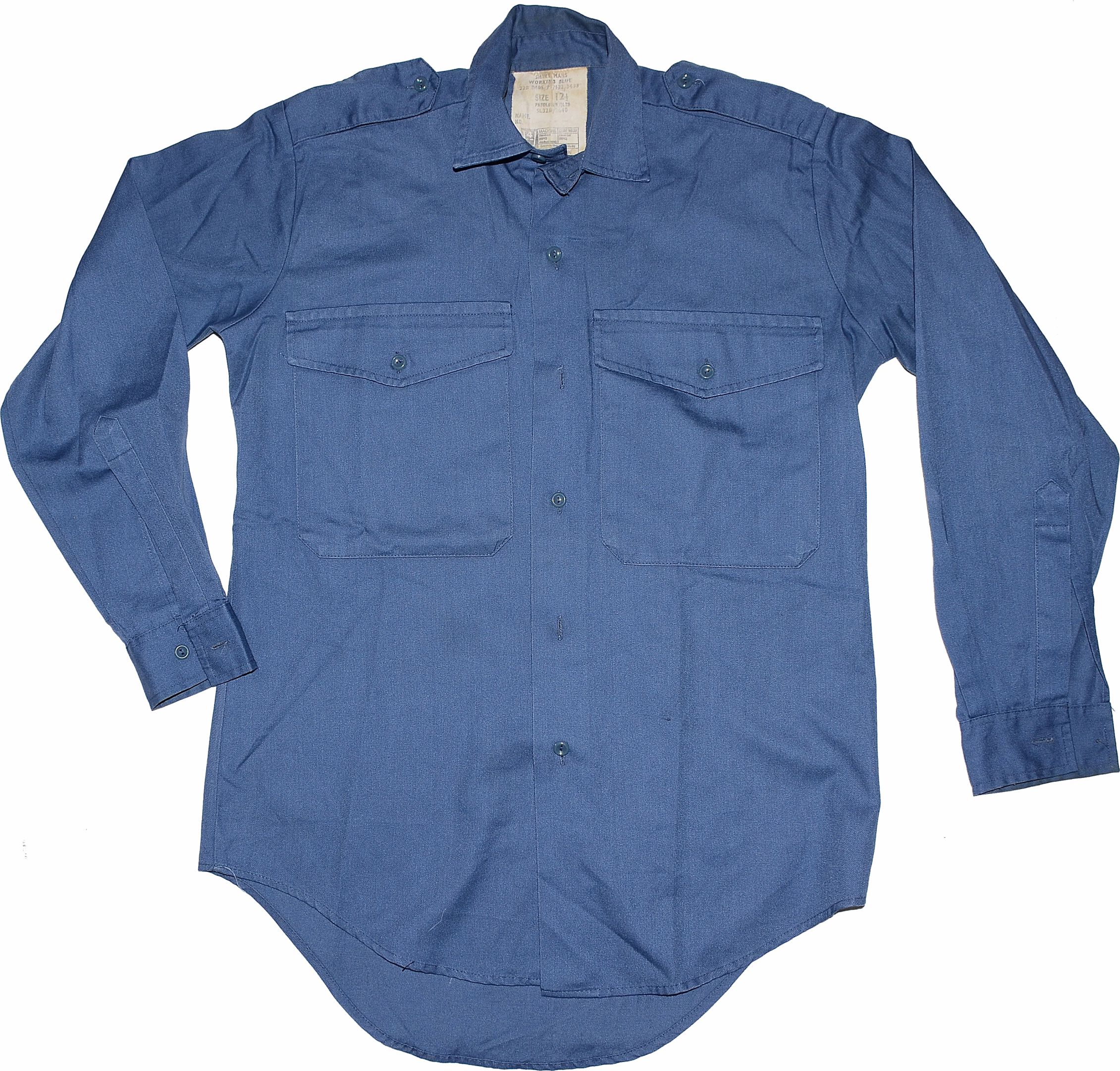 Košile , Shirt manś working blue