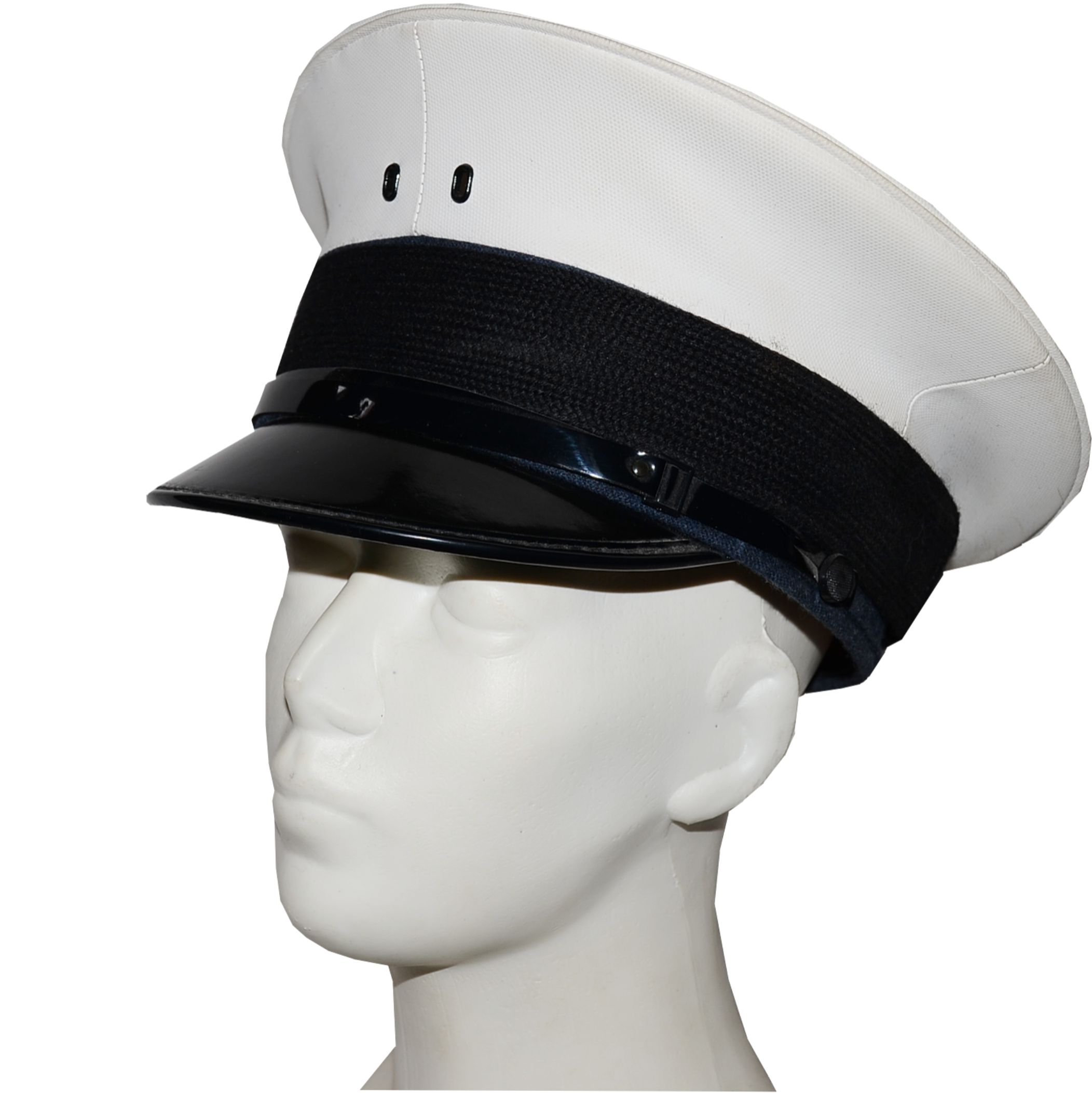 Čepice  brigadýrka RAF POLICE bílá 