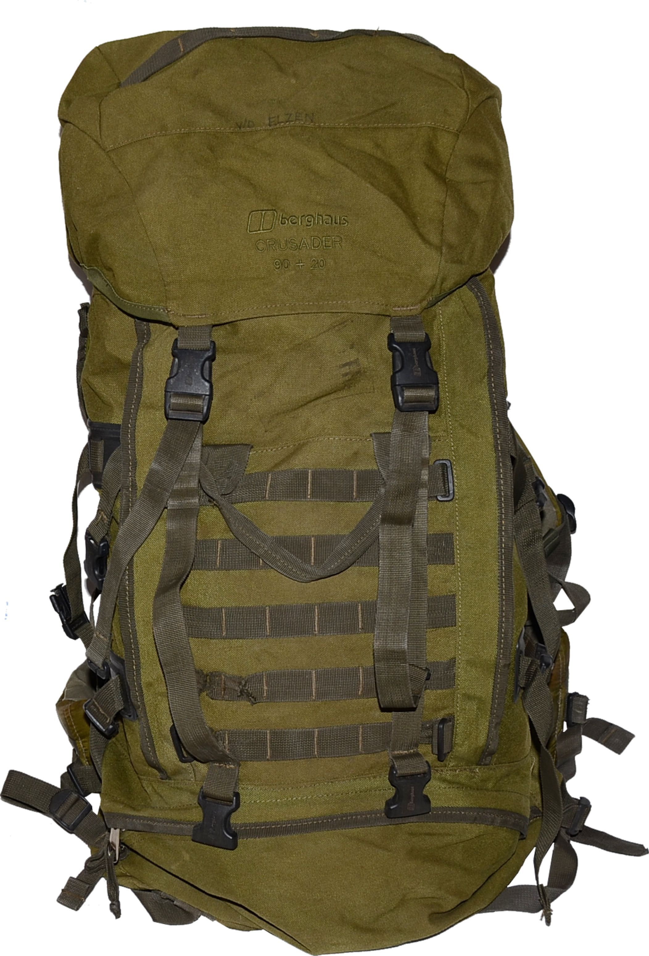 Batoh Berghaus Crusader 90l oliv bez kapes  