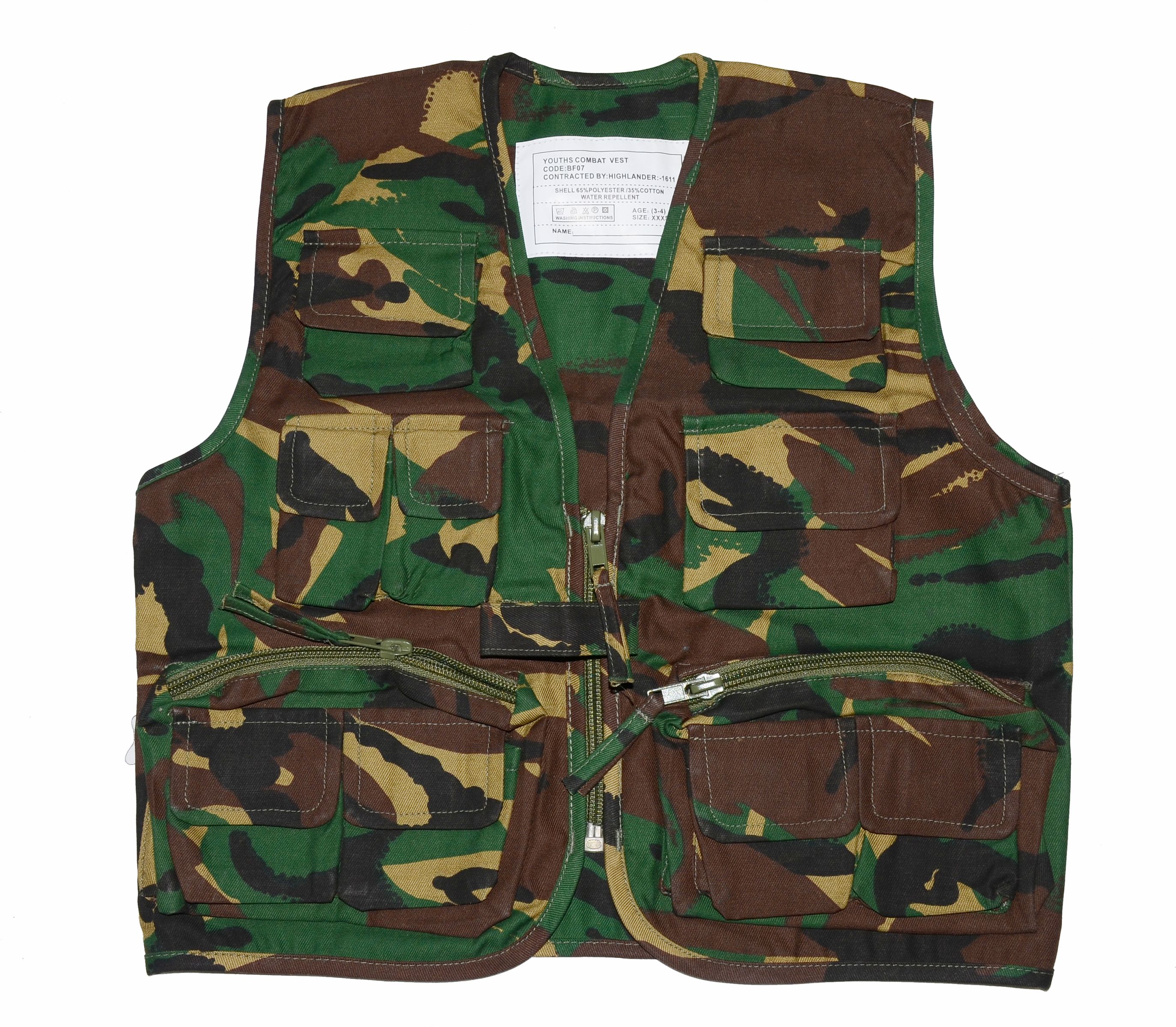 Vesta dětská COMBAT DPM WD 3XS