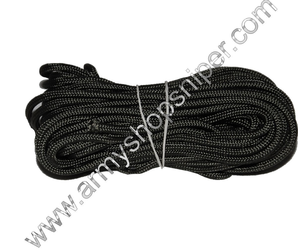 Padáková šňůra Paracord 10m černá