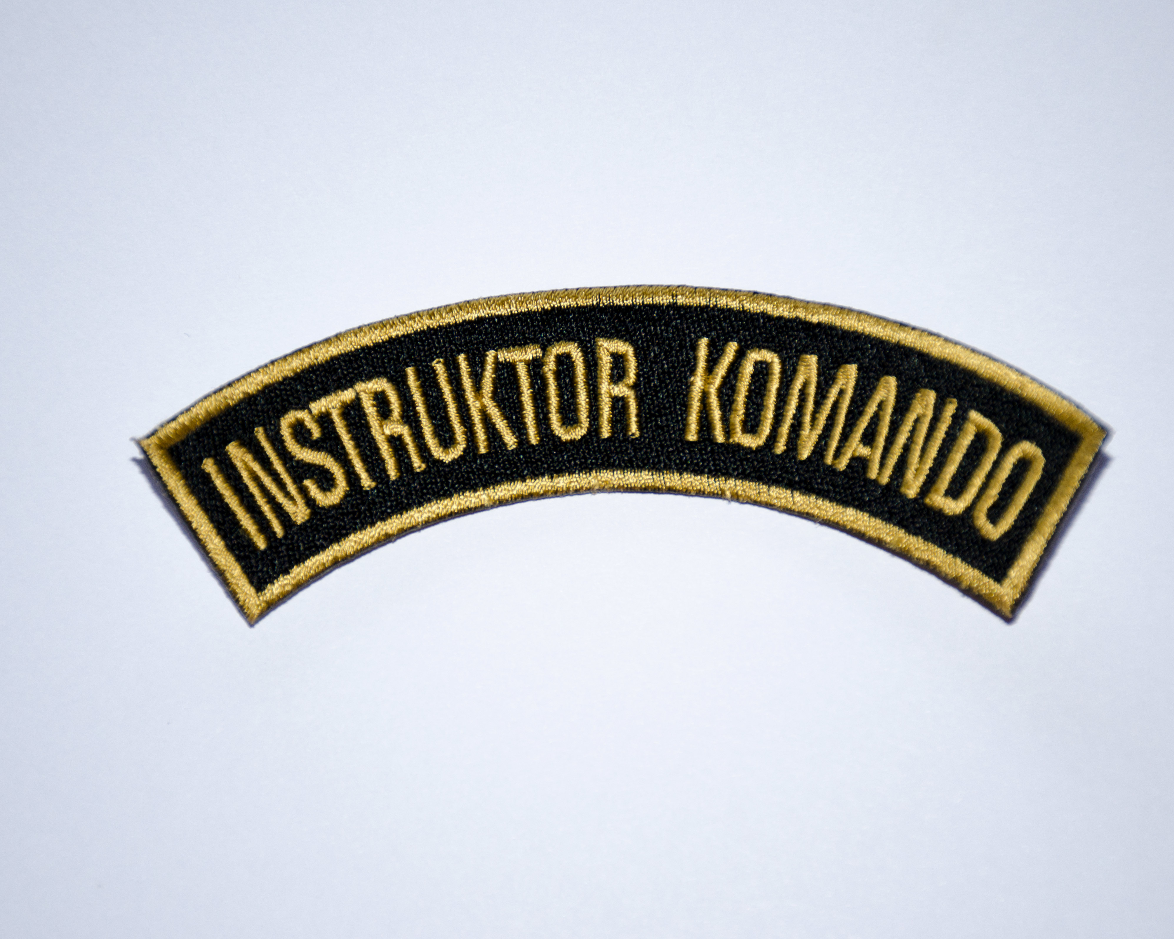 Nášivka INSTRUKTOR KOMANDO  - černá