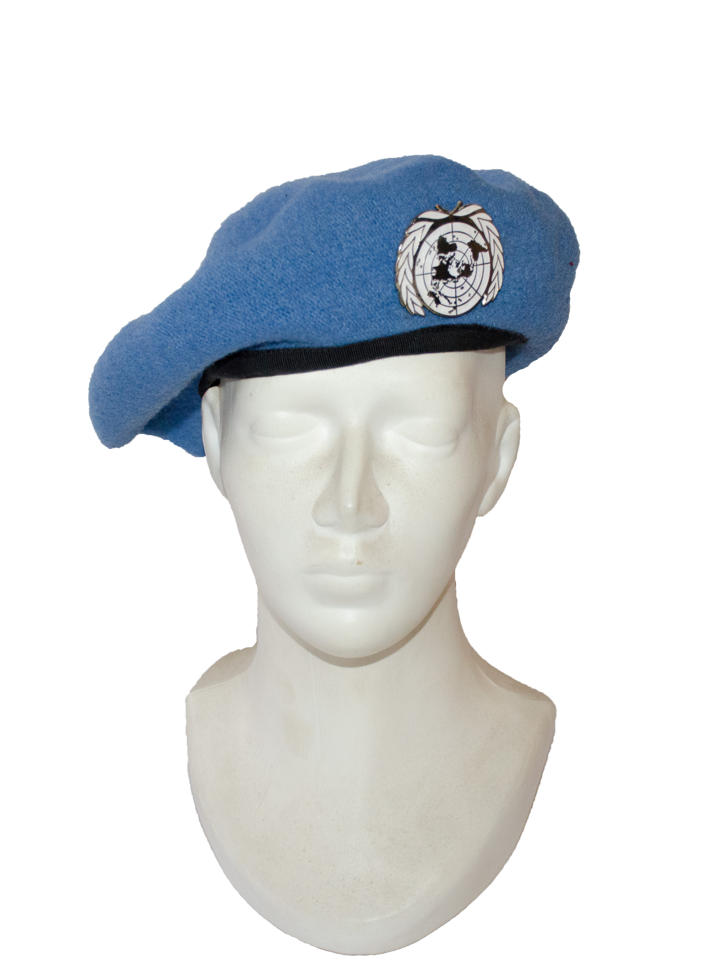 Baret modrý Unprofor s odznakem OSN originál