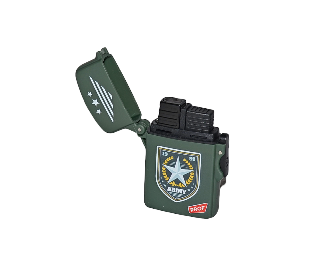 Větruvzdorný zapalovač ARMY