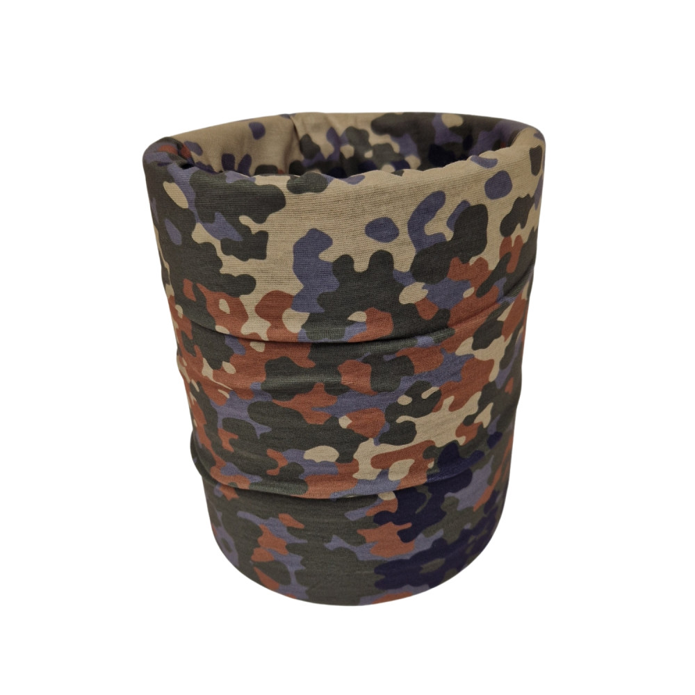 Šátek Petreq multifunkční Ag+ BW Flecktarn