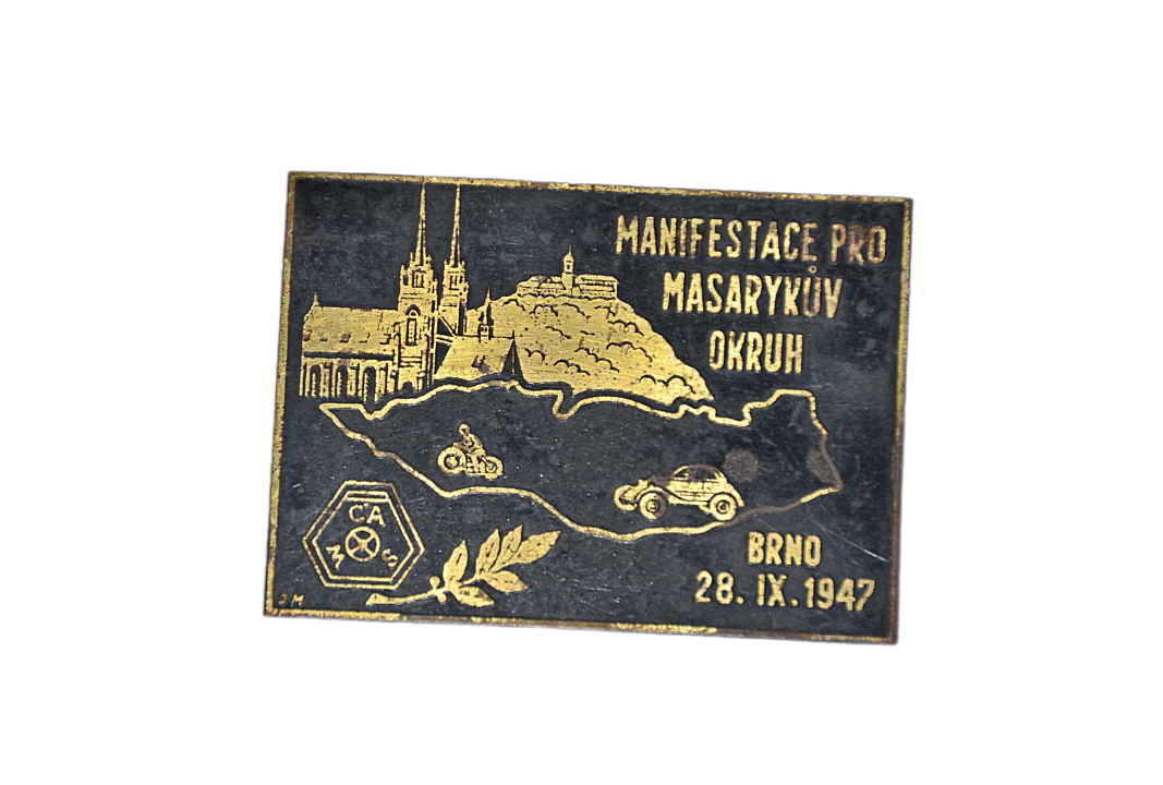 Pamětní plaketa MASARYKŮV OKRUH