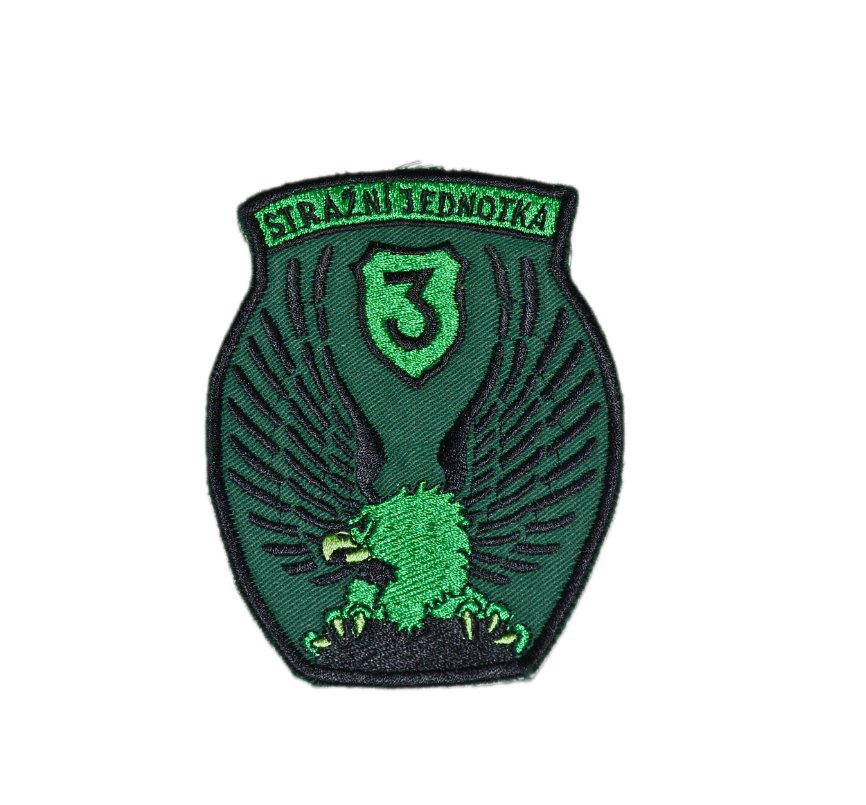 Nášivka Strážní jednotka  zelená