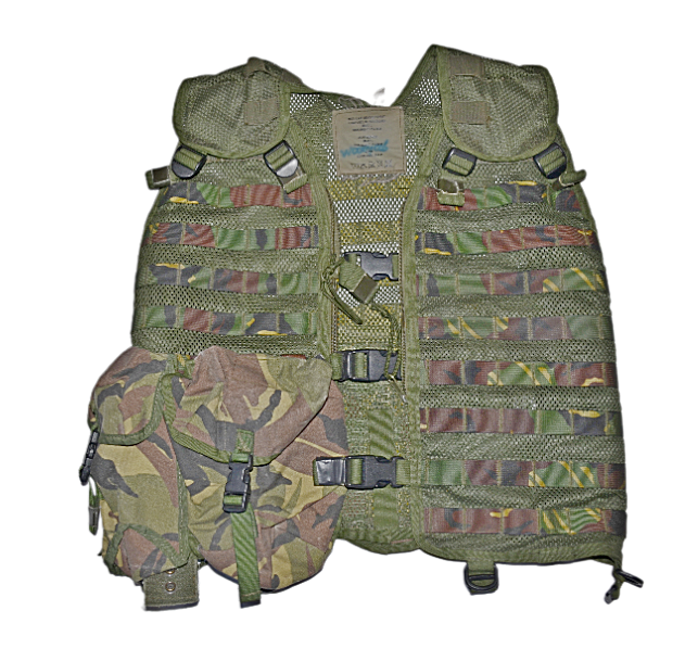 Taktická vesta MOLLE  woodland Holandsko