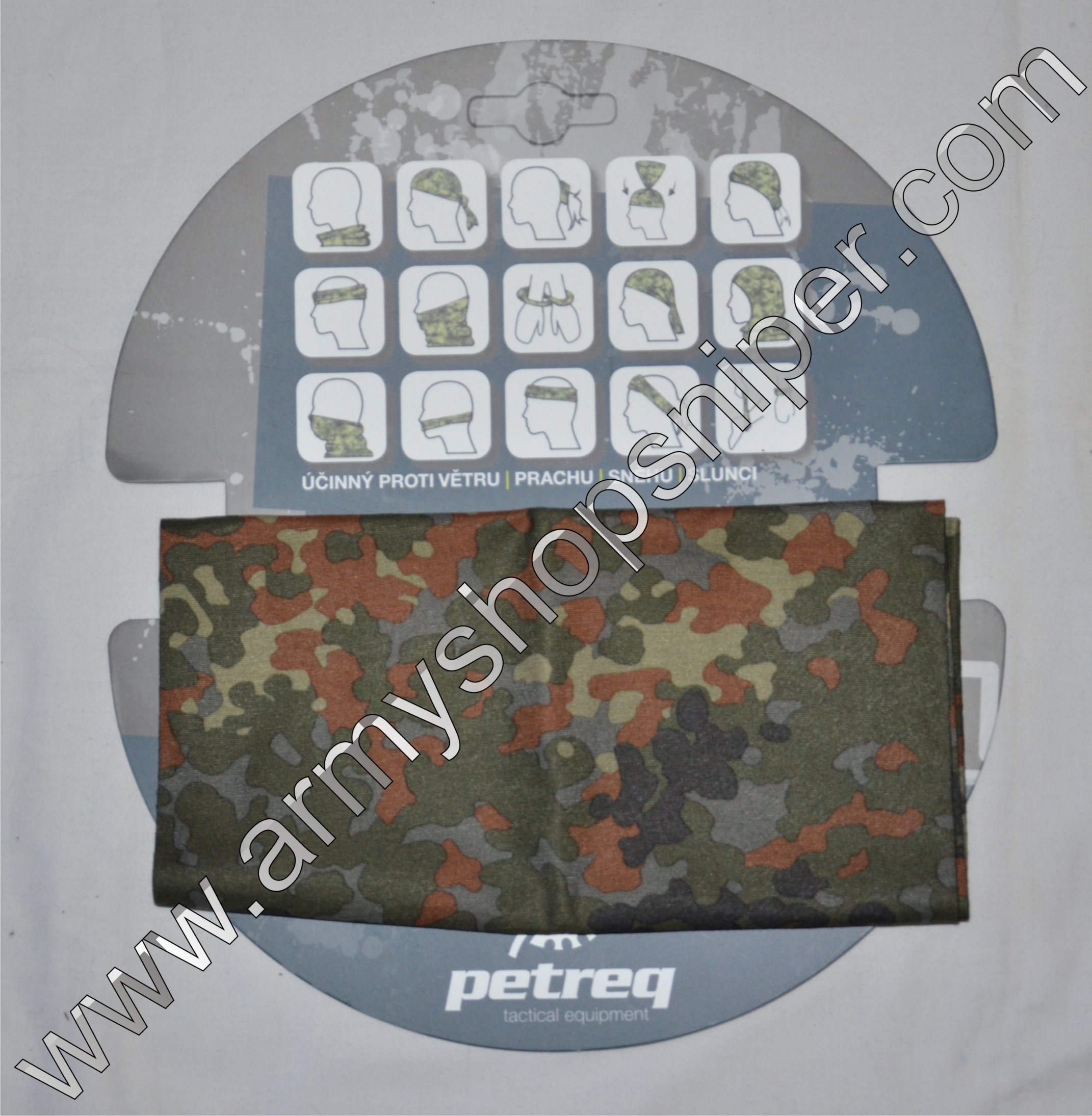 Multifunkční šátek BW flecktarn