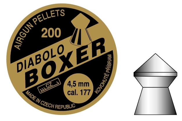 Diabolky, diabolo Příbram - Boxer 4,5mm 200ks