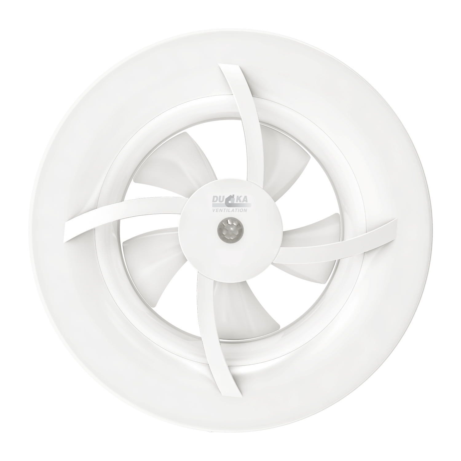 Ventilátor DUKA S7 - Bílý, Ø100-125mm, 110m3/h