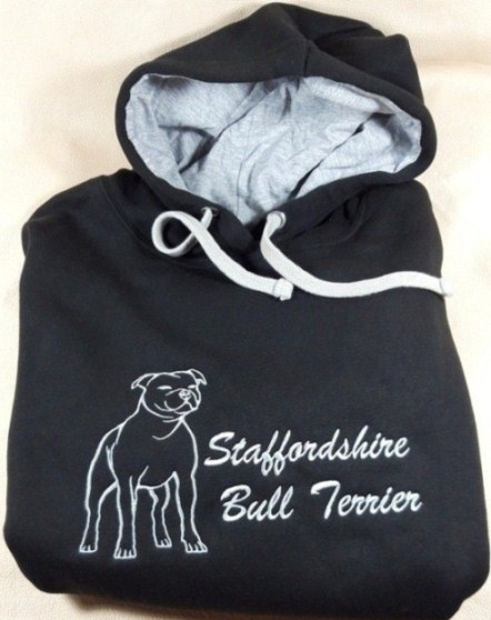 Mikina klokanka "Staffbull" pánská - černá