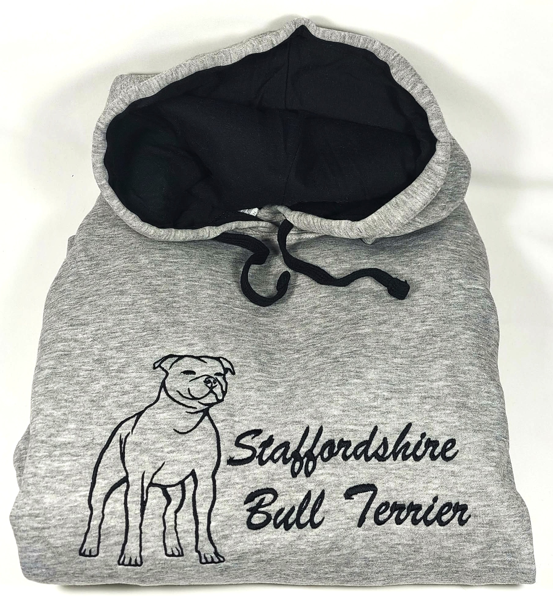 Mikina klokanka "Staffbull" pánská - šedá