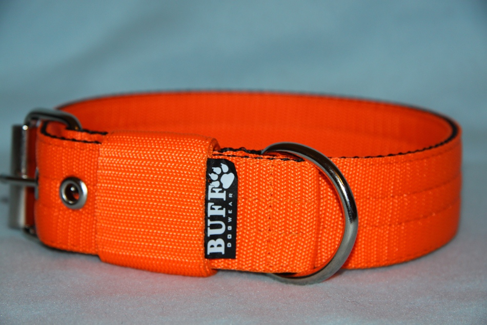 Nylonový obojek 4 cm - Neon oranžový