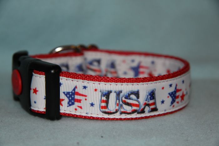Nylonový obojek š.2,5cm plast spona-USA