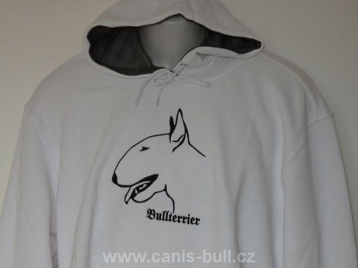 Vyšívaná mikina pánská "Bullterrier" - různé barvy