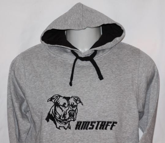 Mikina klokanka "Amstaff",vyšívaná, damská (různé barvy)