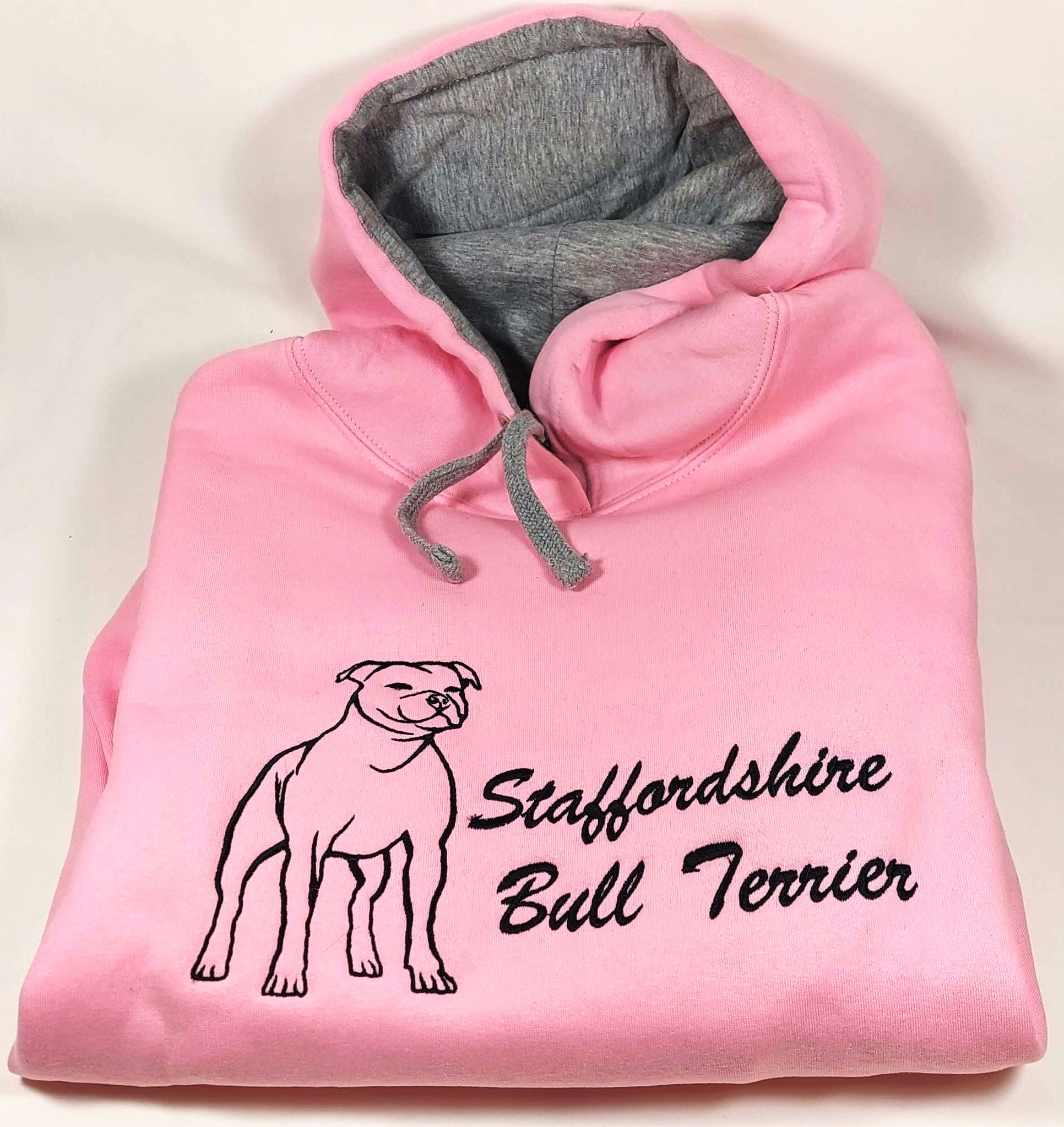 Mikina klokanka "Staffbull" damská - světle růžová