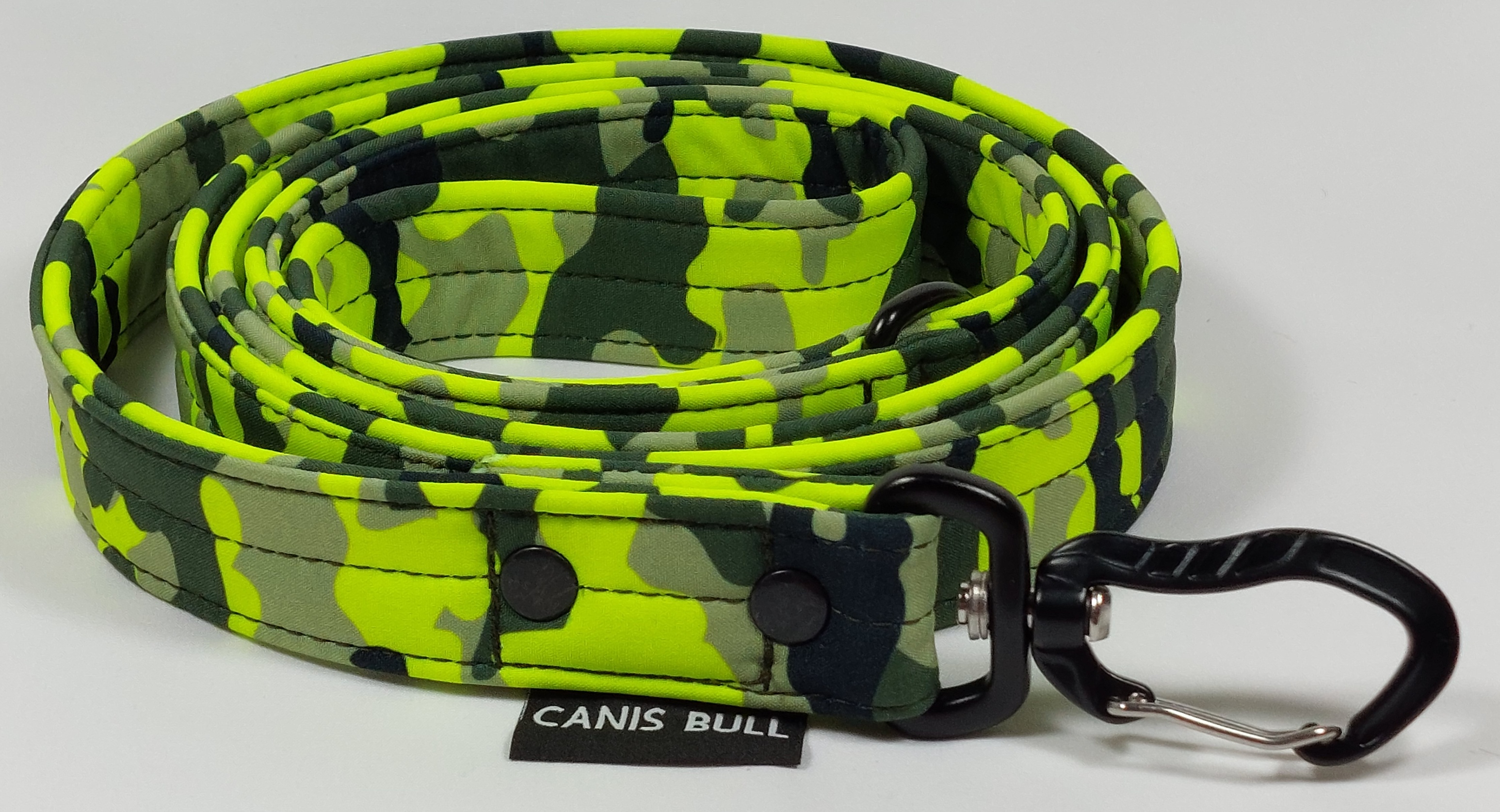 Vodítko s uchem - Neon zelený maskáč (Limited Edition)