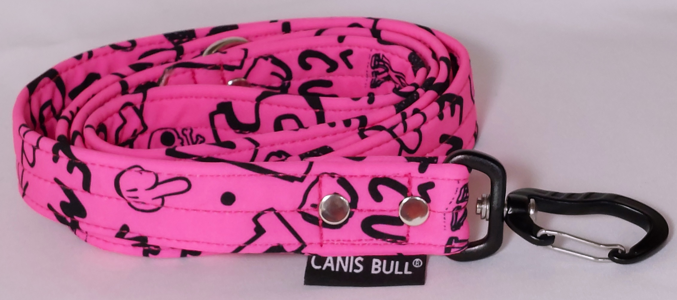 Vodítko s uchem - Neon pink text (Limited Edition)