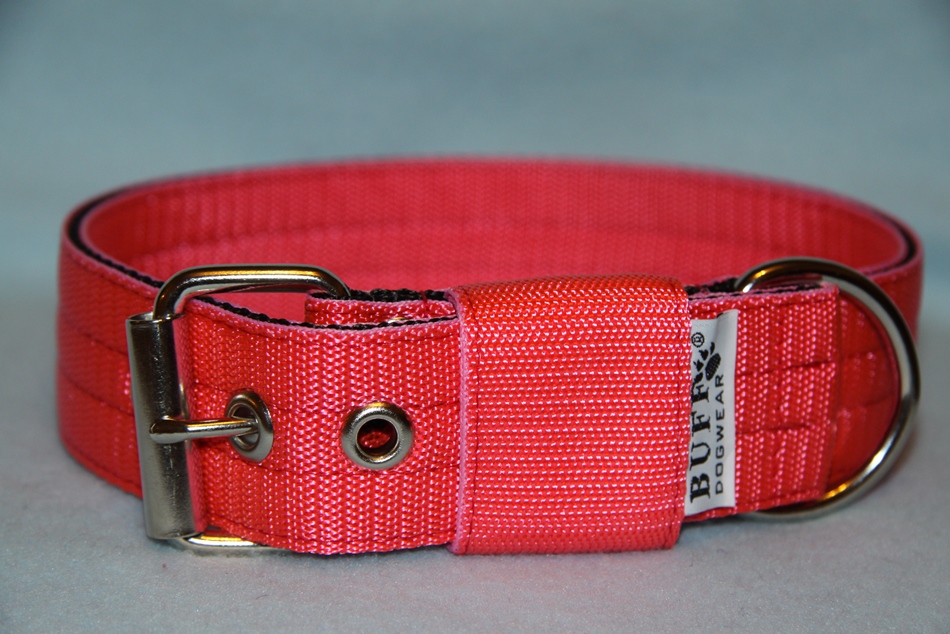 Nylonový obojek 5 cm - Neon růžový