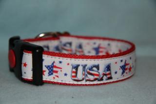 Nylonový obojek š.2,5cm plast spona-USA
