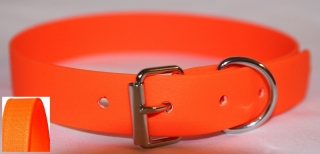 Obojek BioThane® Beta š. 25mm Neon oranžový