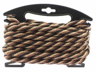 Lanové vodítko přepínací 14mm / 2,5m - černo-béžovo-hnedá
