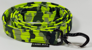 Vodítko s uchem - Neon zelený maskáč (Limited Edition)
