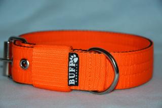 Nylonový obojek 5 cm - Neon oranžový
