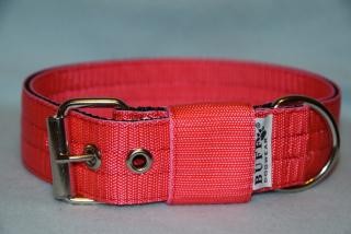 Nylonový obojek 5 cm - Neon růžový