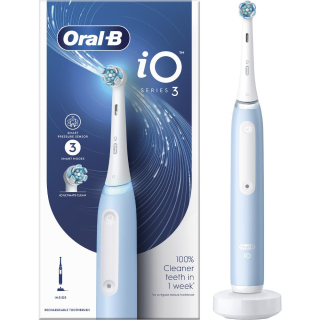 ORAL-B iO Series 3 Ice Blue elektrický zubní kartáček 