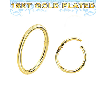 Kroužek Zlatý Hinged 10mm