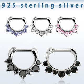 Septum s Kamínky Clear